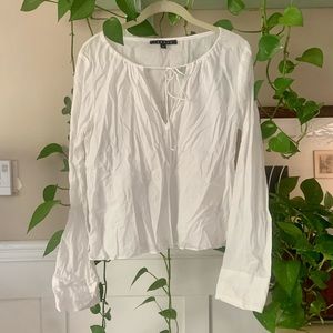 y2k Theory peasant blouse 100% cotton for fans of #ciaolucia & #reformation